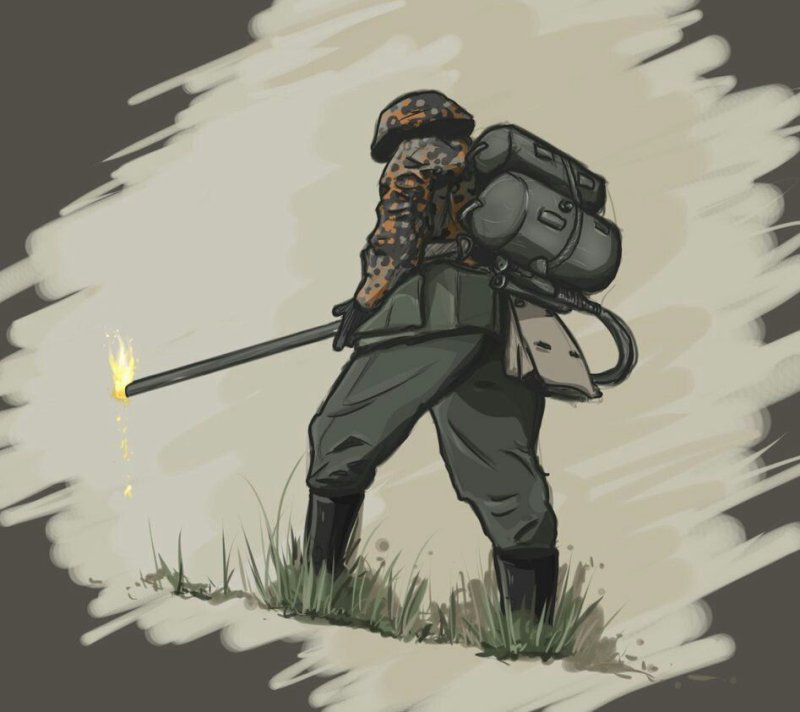 Дизельпанк солдат Германии ww2