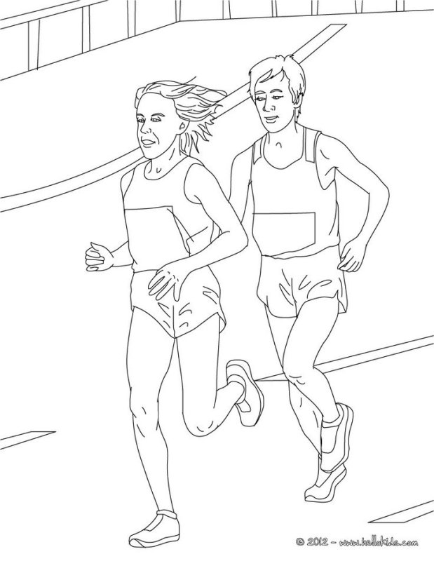 Спорт. Раскраска