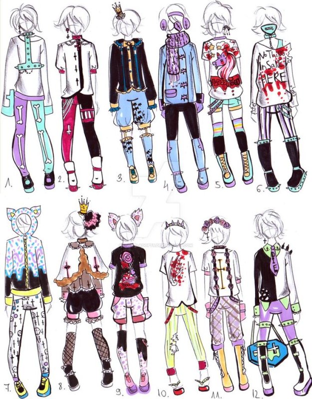 Pastel goth одежда арт