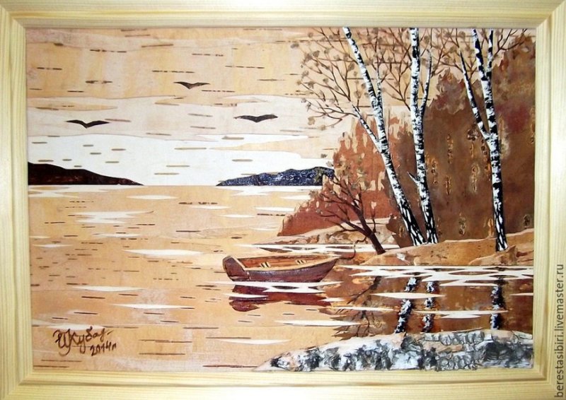 Рисование на бересте