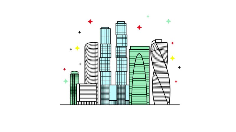Небоскребы эскиз