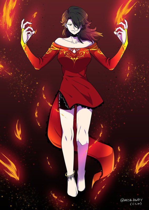 RWBY Синдер арт
