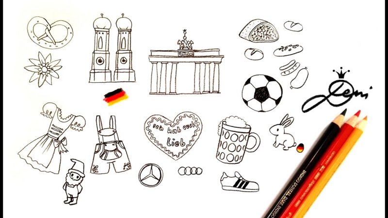 Символы Германии для детей