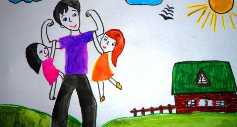 Рисунок для папы