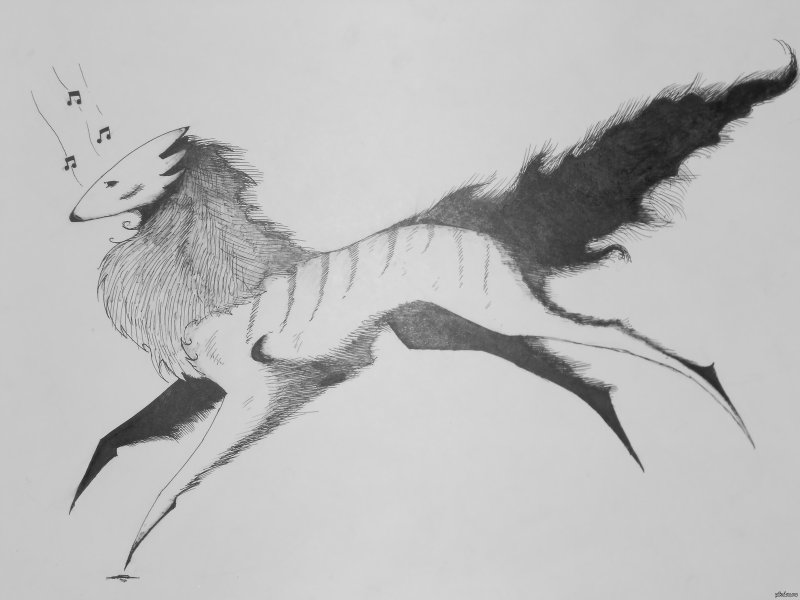 фантастические животные рисунки