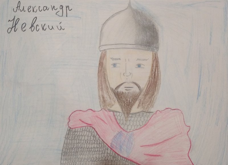 Александр Невский зарисовка