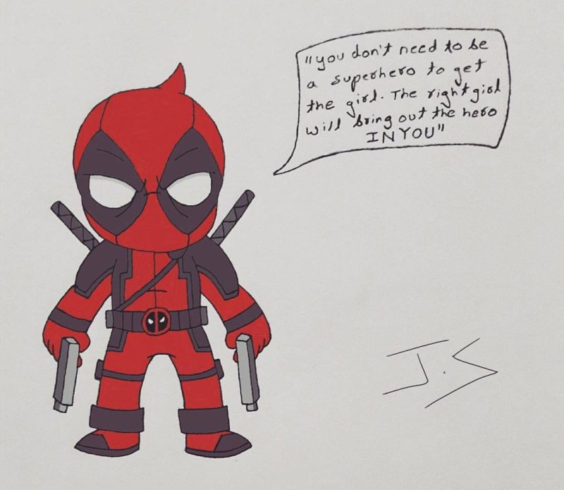 Deadpool рисунок