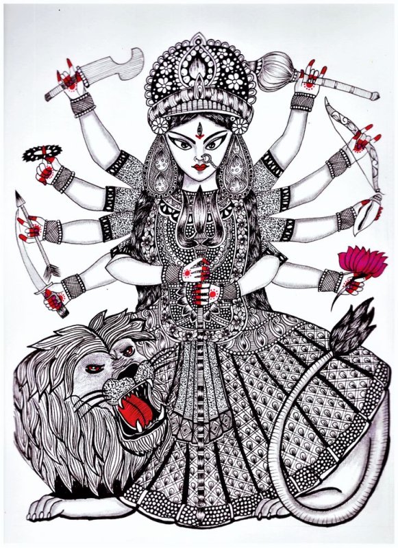 Puja Sharma drawing