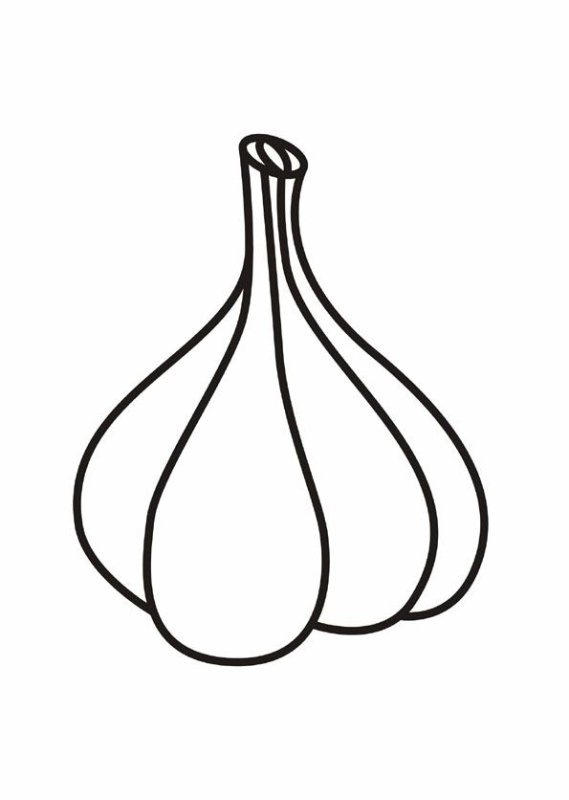 Овощи раскраска для детей