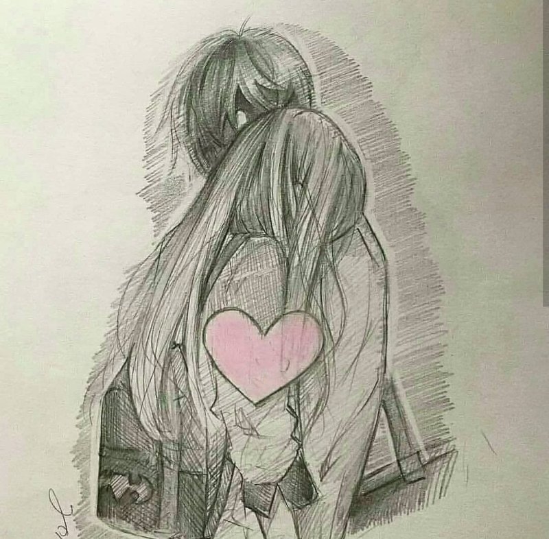 рисунки для срисовки любовь