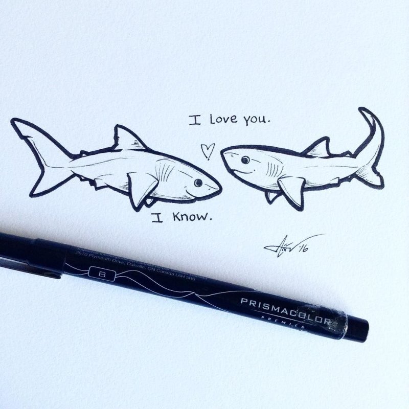 тату акулки