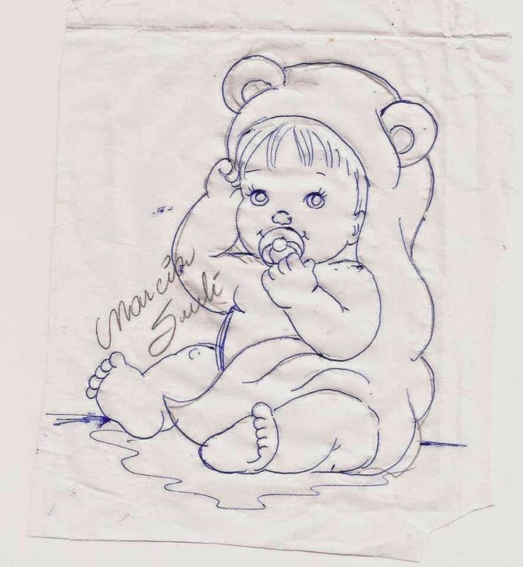 Нарисовать пупсика