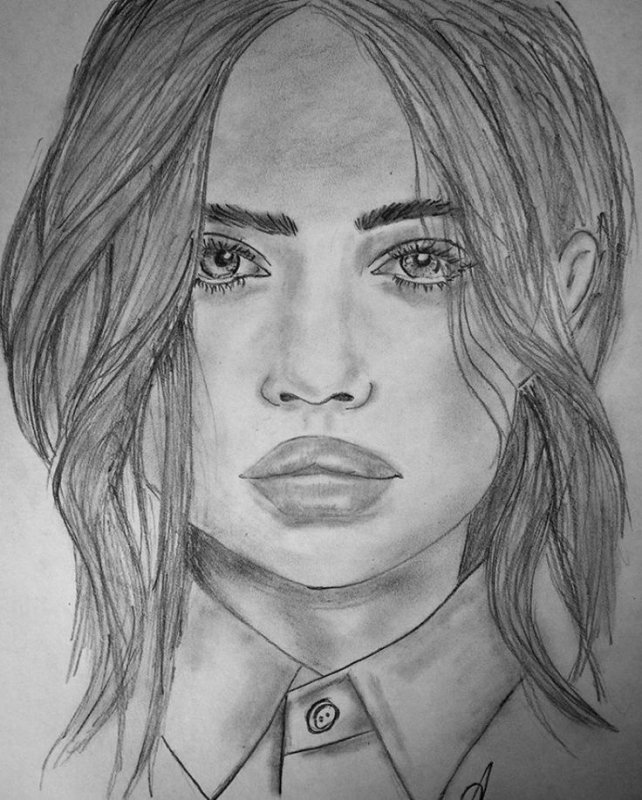 билли айлиш портрет