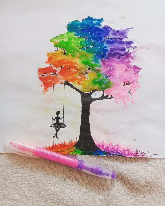 Красивые рисунки красками