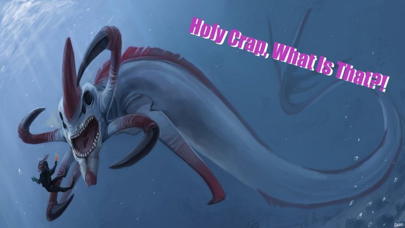 Морской дракон Левиафан Subnautica