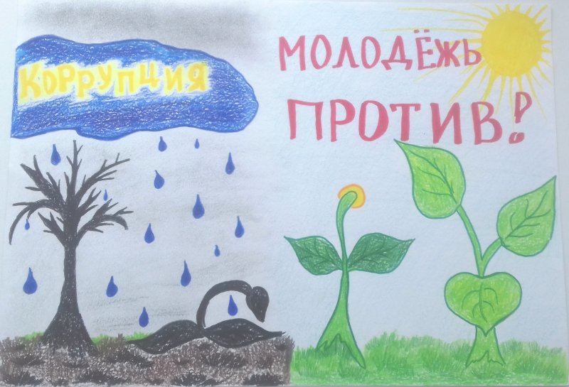 Плакат против коррупции