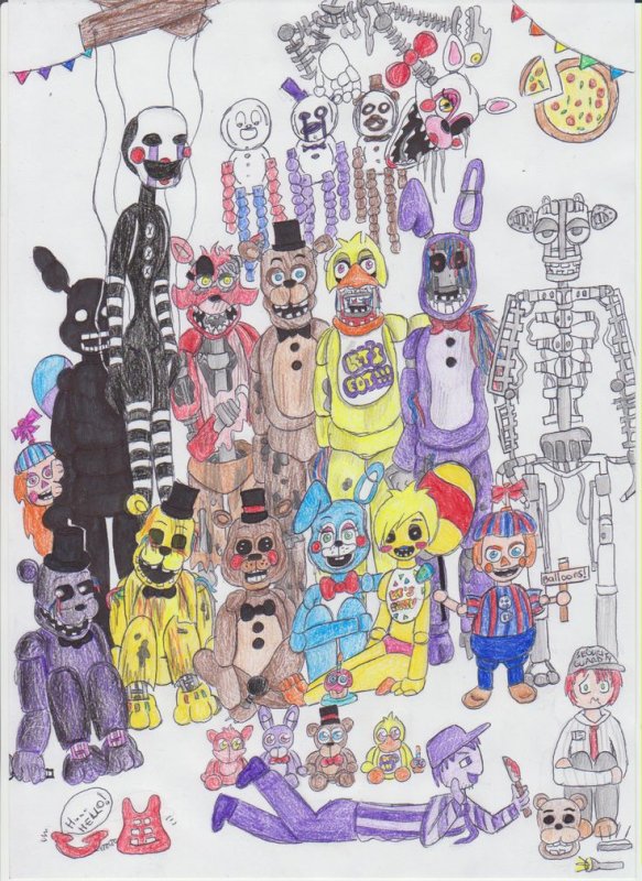 Рисунки ФНАФ