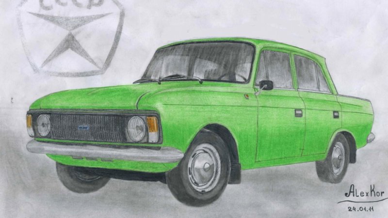 Москвич 2140 рисунок