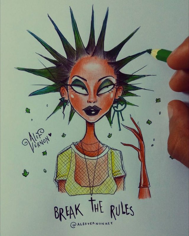 Иллюстрации Алеф Вернон