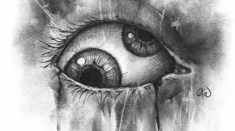 эскиз глаз