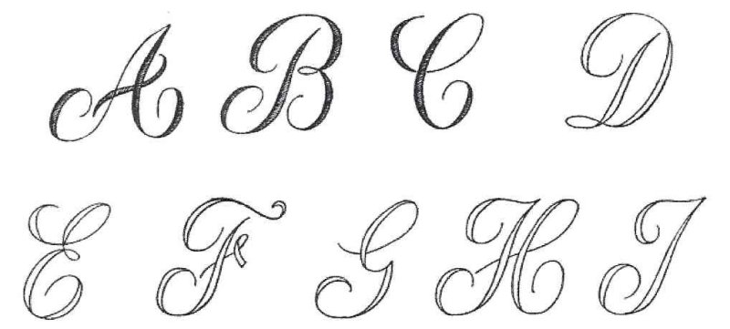 красивые прописные буквы
