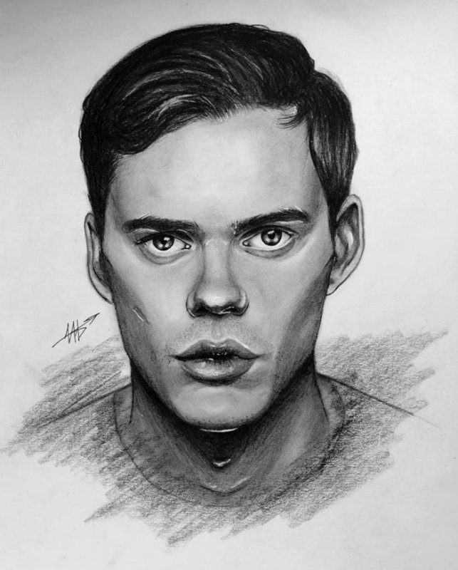 Билл Скарсгард раскраски