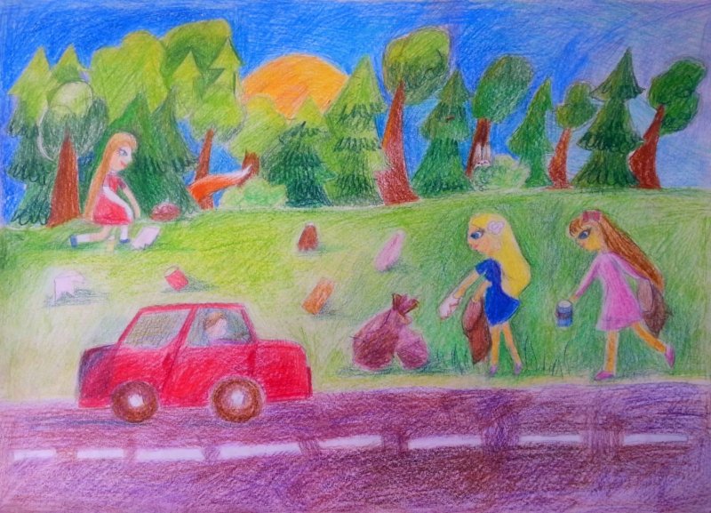 Рисунки на тему дорогою добра на конкурс