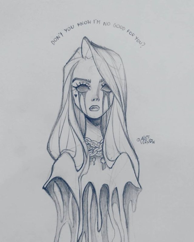 Рисунки Готика легкие