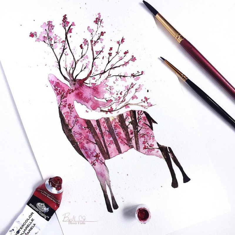 идеи для рисунка акварелью