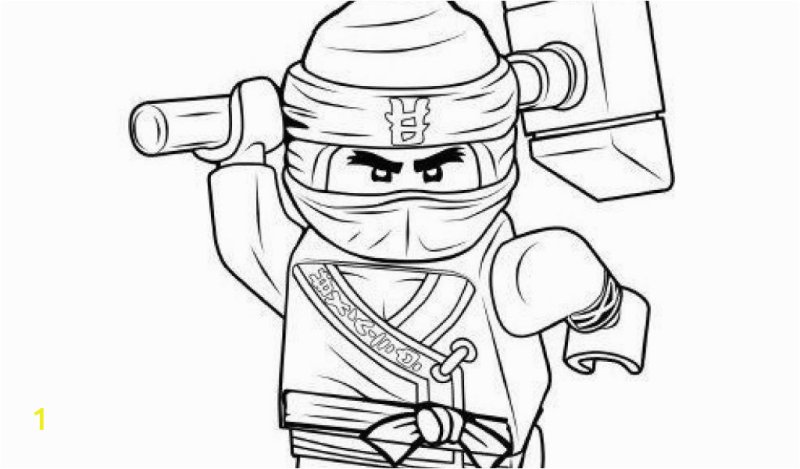 LEGO Ninjago раскраска Cole