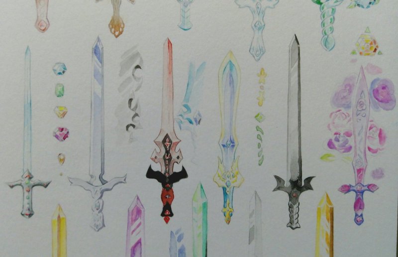 мечи для рисования