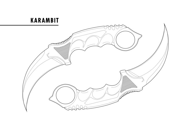 Керамбит нож КС 2