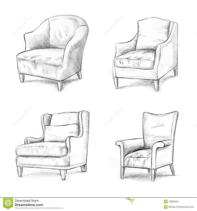 Эскиз кресла