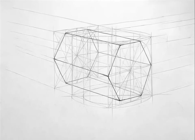 Построение шестигранной Призмы