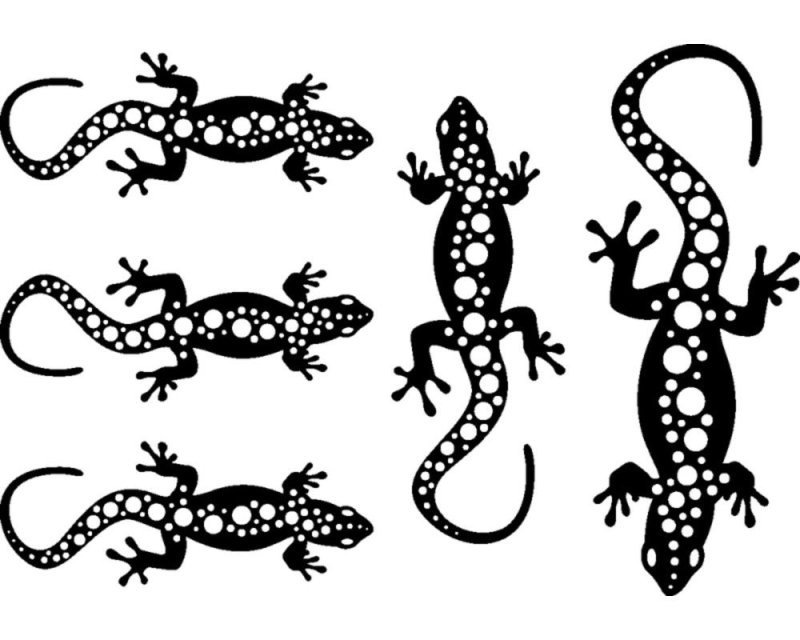 Ящерица рисунок