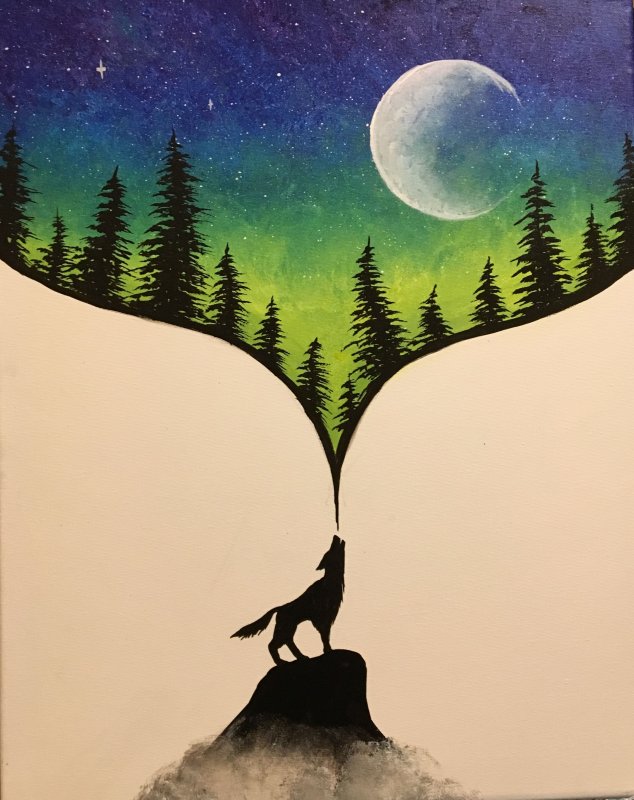 Рисунки гуашью