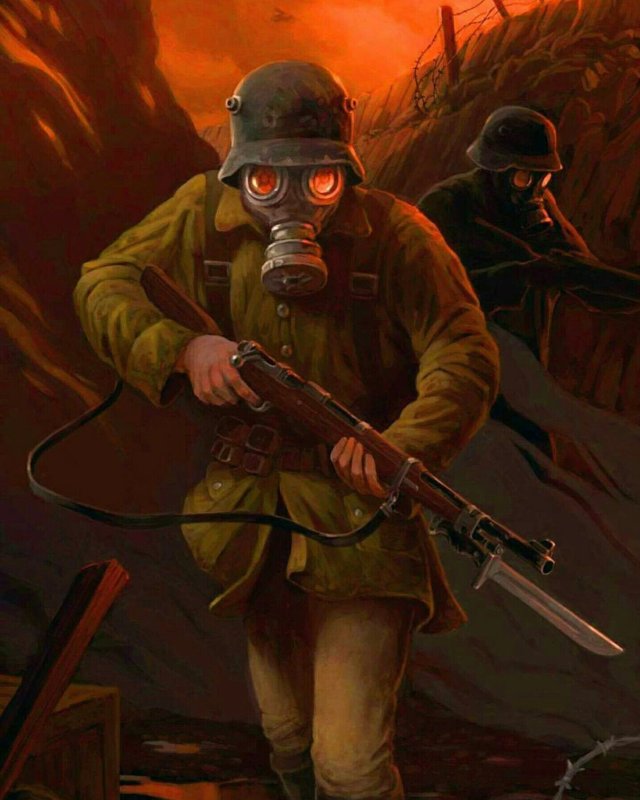 Ww1 солдаты Германии арт