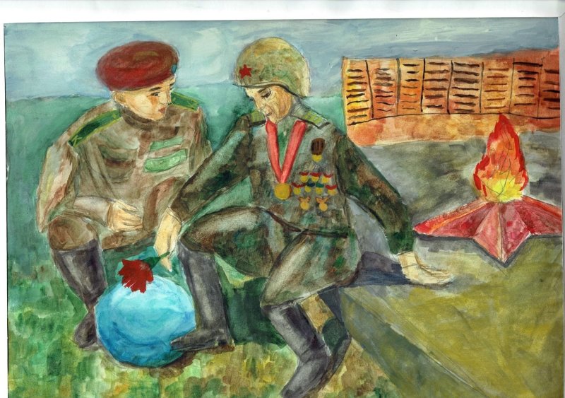 Рисунок солдату