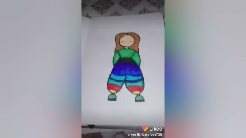 Жирный китаец рисунок из тик тока стиль