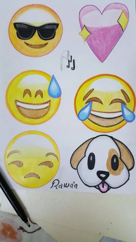 Легкие эмодзи