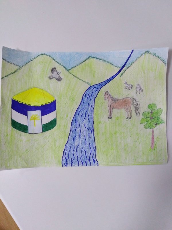 Рисунок на тему моя Башкирия