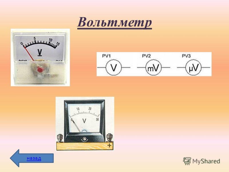 Амперметр и вольтметр