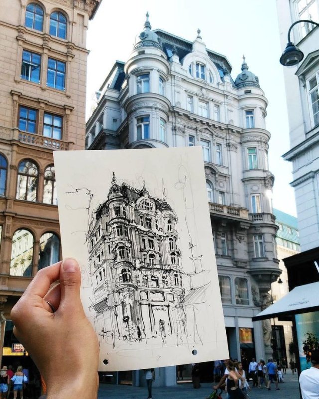 Архитектурные зарисовки