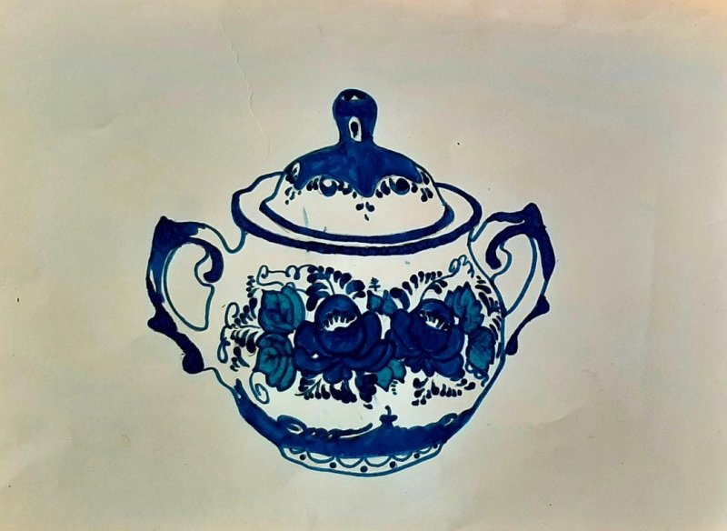 Гжель рисунок