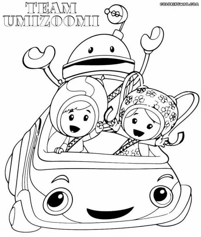 Раскраска умизуми
