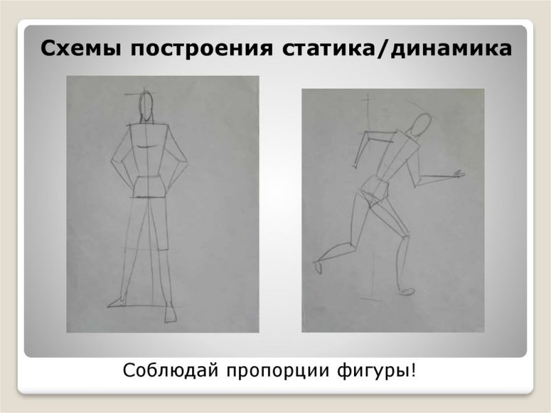 Статичная фигура человека