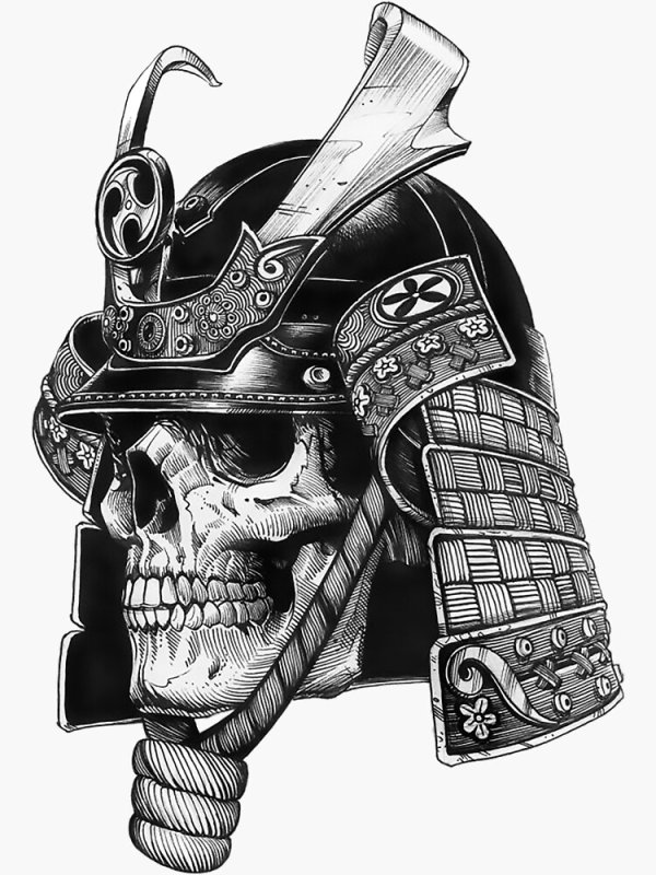 самурай череп