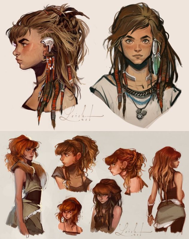 Элой Horizon Zero Dawn концепт