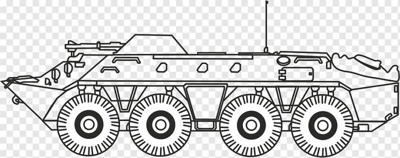 Контур БТР 80