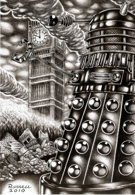 Doctor who Dalek Art